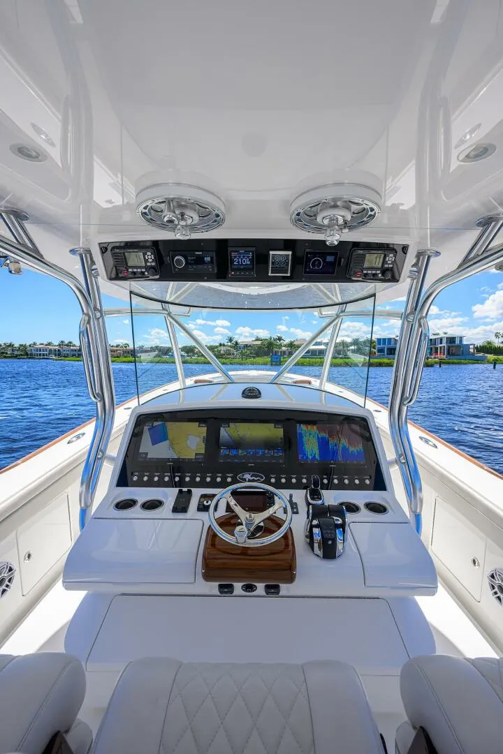 Slide: The Image of Helm Station 2022 Valhalla V41 Center Console MISS ALLIED - 5747279