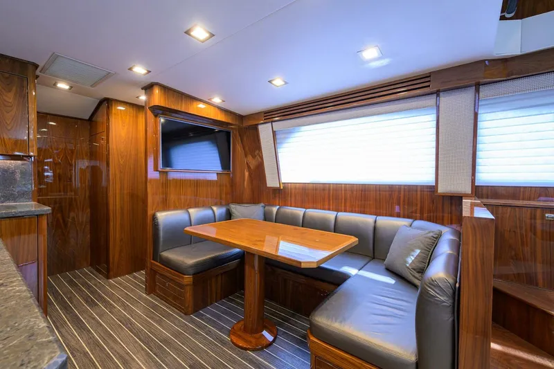 Slide: The Image of Viking 72 - Corintios - Interior Dinette 2018 Viking Enclosed Bridge - Corintios - 5755380