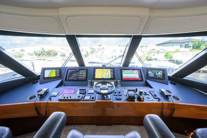 Slide: The Image of Viking 72 - Corintios - Interior Flybridge 2018 Viking Enclosed Bridge - Corintios - 5755897