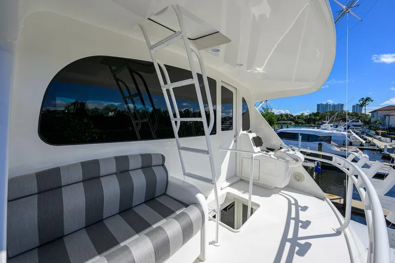 Slide: The Image of Viking 72 - Corintios - Exterior Aft Flybridge 2018 Viking Enclosed Bridge - Corintios - 5755900