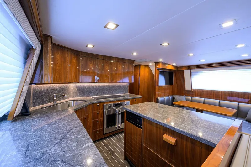 Slide: The Image of Viking 72 - Corintios - Interior Galley 2018 Viking Enclosed Bridge - Corintios - 5755378