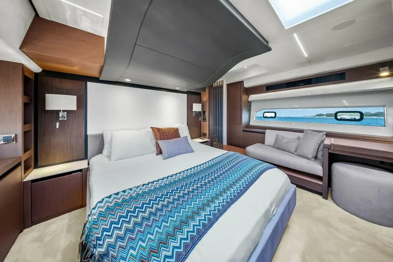 Slide: The Image of 2023 Prestige X70 'Charlotte' Master Stateroom - 5750342