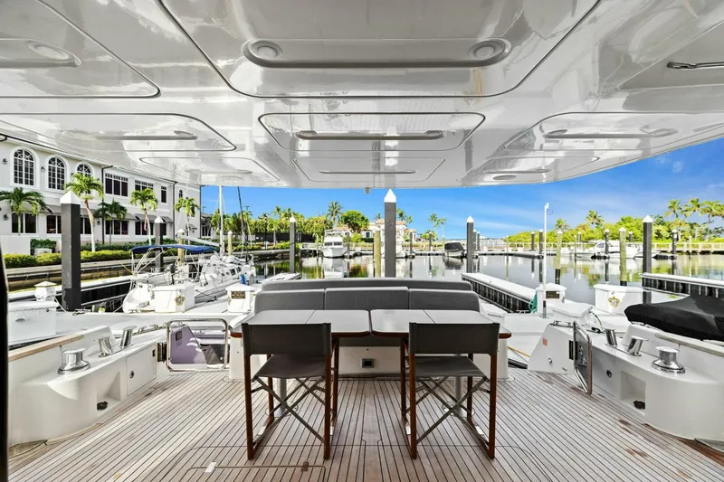 Slide: The Image of 2021 Sirena 64- DESTIN-E- Aft Deck - 5753474