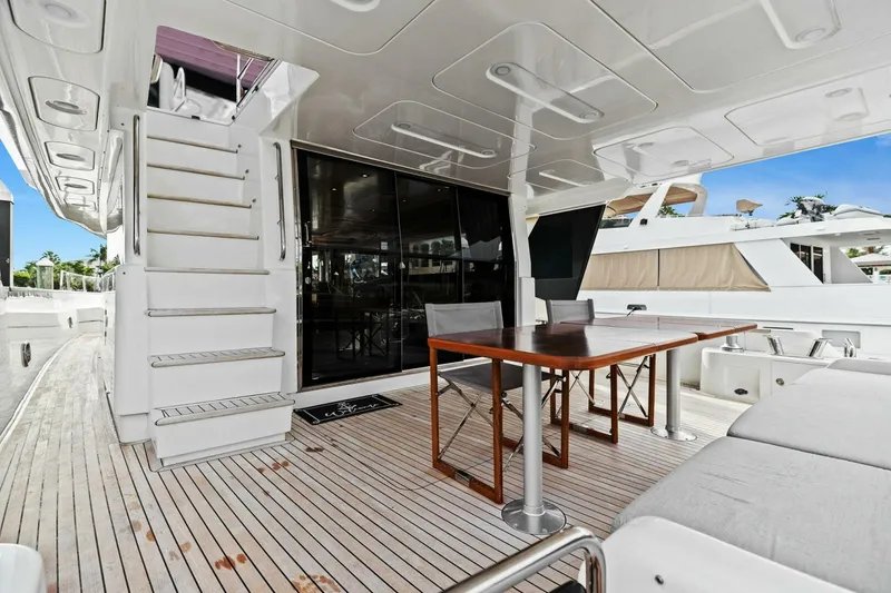 Slide: The Image of 2021 Sirena 64- DESTIN-E- Aft Deck - 5753476