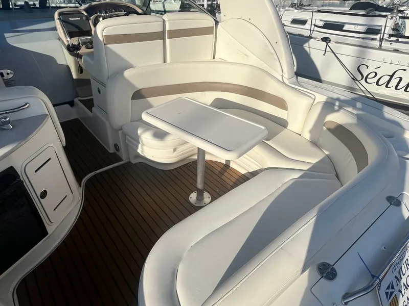 Slide: The Image of 2005 Sea Ray 320 Sundancer Cockpit Upholstery replaced in 2025 - 5785410