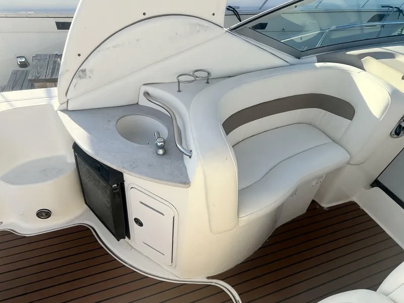 Slide: The Image of 2005 Sea Ray 320 Sundancer Cockpit Upholstery replaced in 2025 - 5785415