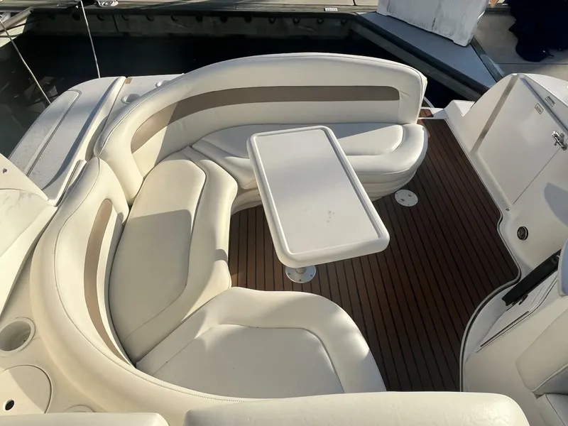 Slide: The Image of 2005 Sea Ray 320 Sundancer Cockpit Upholstery replaced in 2025 - 5785420