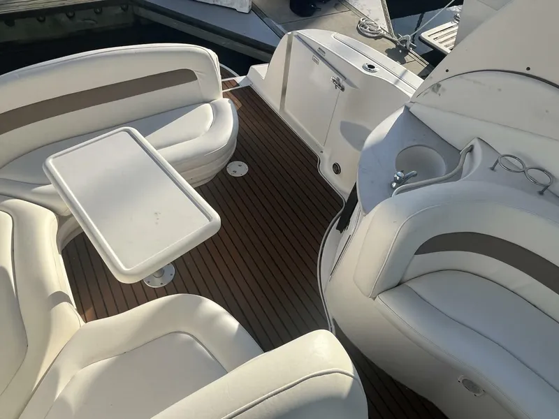Slide: The Image of 2005 Sea Ray 320 Sundancer Cockpit Upholstery replaced in 2025 - 5785422