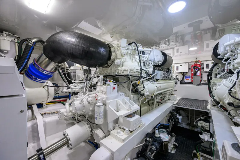 Slide: The Image of 2023 Viking 64 Convertible - Engine Room 2023 Viking 64 Convertible Iron Bird - 5756381