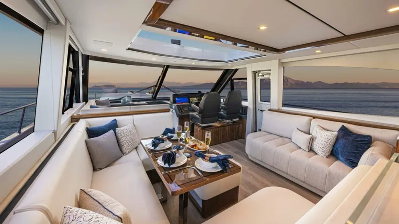 Slide: The Image of Riviera 6800 Sport Yacht PE Saloon 02 Scaled (1) - 5755767