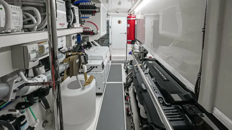 Slide: The Image of Riviera 6800 Sport Yacht PE Engineroom 01 Scaled (1) - 5755752