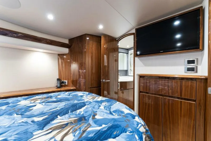Slide: The Image of 2021 Viking 54 Convertible HAMMERHEADS Stateroom - 5755656