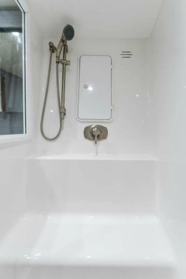 Slide: The Image of 2021 Viking 54 Convertible HAMMERHEADS Stateroom Head - 5755658