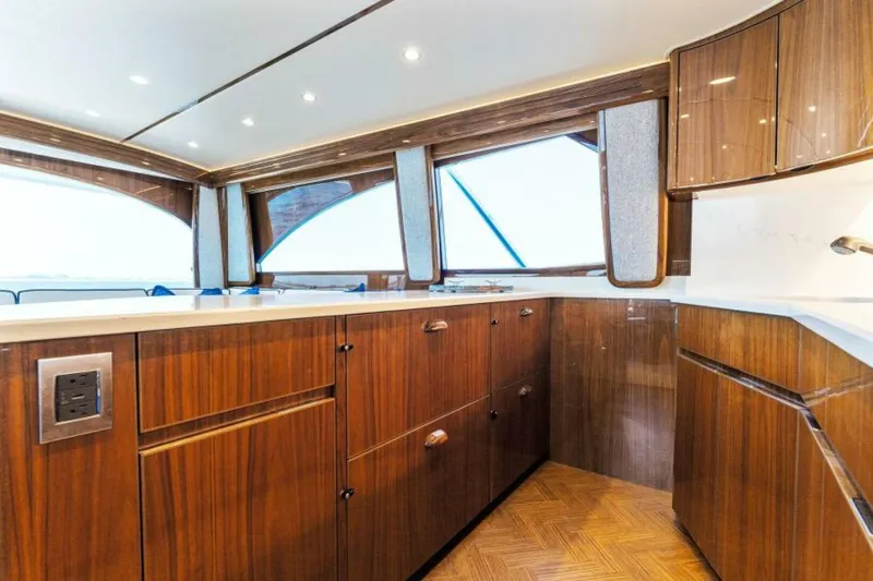 Slide: The Image of 2021 Viking 54 Convertible HAMMERHEADS Galley - 5755664