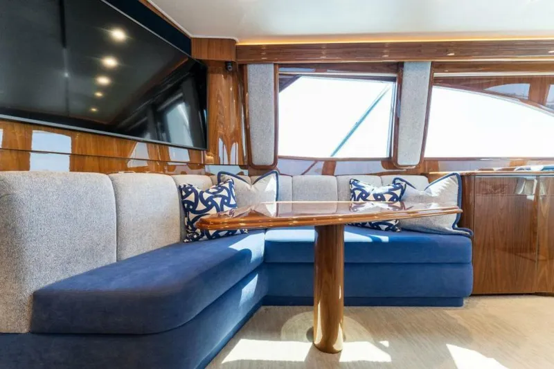 Slide: The Image of 2021 Viking 54 Convertible HAMMERHEADS Dinette  - 5755679