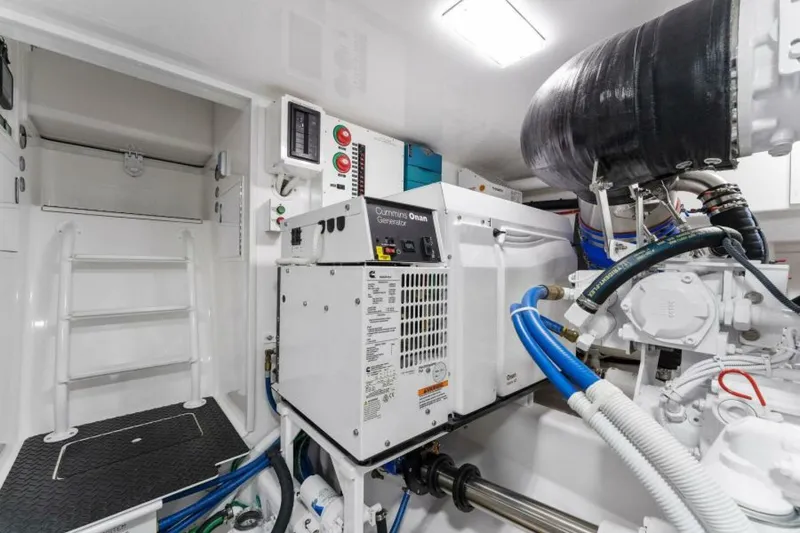 Slide: The Image of 2021 Viking 54 Convertible HAMMERHEADS Engine Room - 5755723