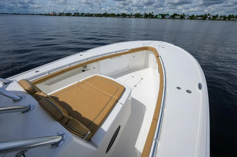 Slide: The Image of 2018 Buddy Davis 42 Center Console - Bow, Forward Seating 2018 Buddy Davis 42 Center Console - Tales N Ales - 5756700