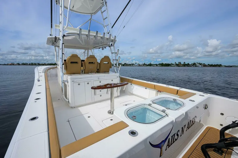 Slide: The Image of 2018 Buddy Davis 42 Center Console - Cockpit 2018 Buddy Davis 42 Center Console - Tales N Ales - 7653730
