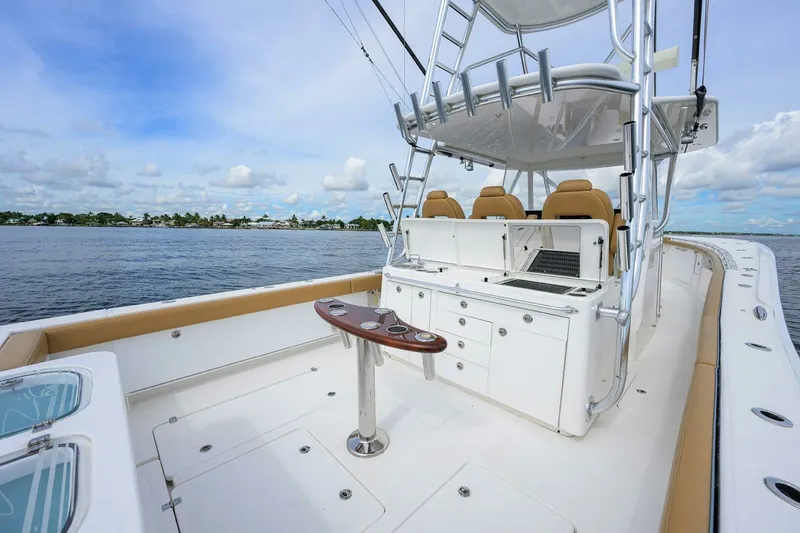 Slide: The Image of 2018 Buddy Davis 42 Center Console - Cockpit 2018 Buddy Davis 42 Center Console - Tales N Ales - 7653733