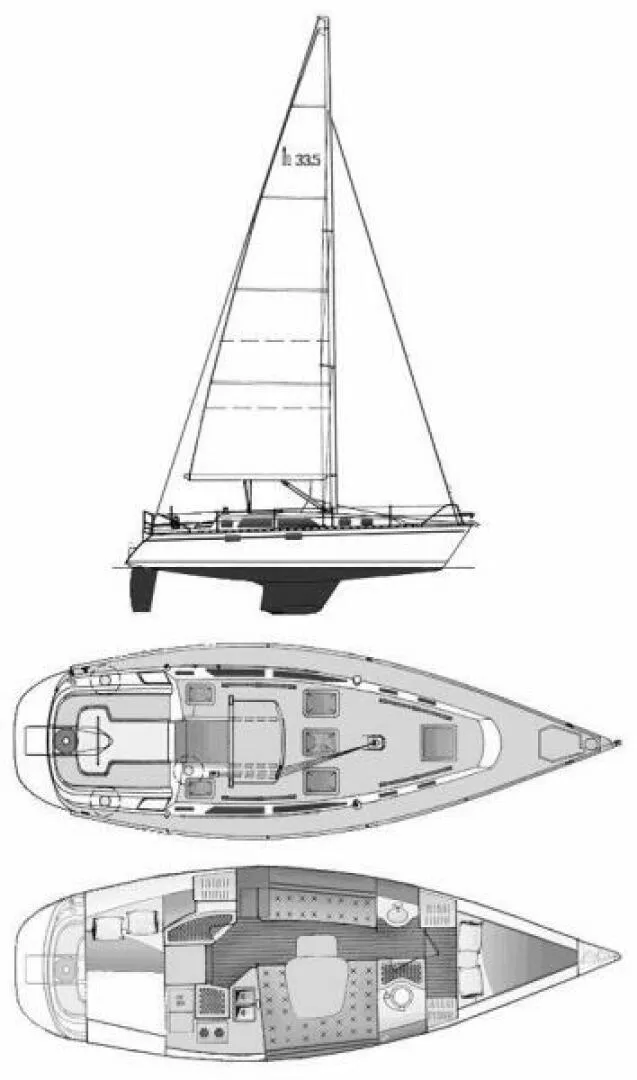 Slide: The Image of Hunter 33.5 1992 - 5760064