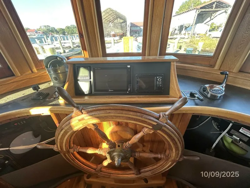 Slide: The Image of Choptank pilothouse helm2 - 5776079