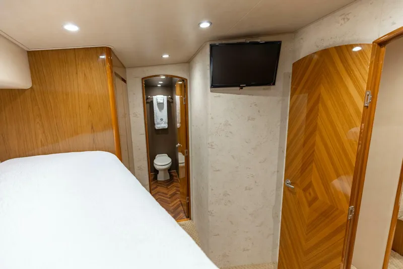Slide: The Image of 2013 Viking 76 Convertible- REEL FIRE- Starboard Stateroom - 5763680