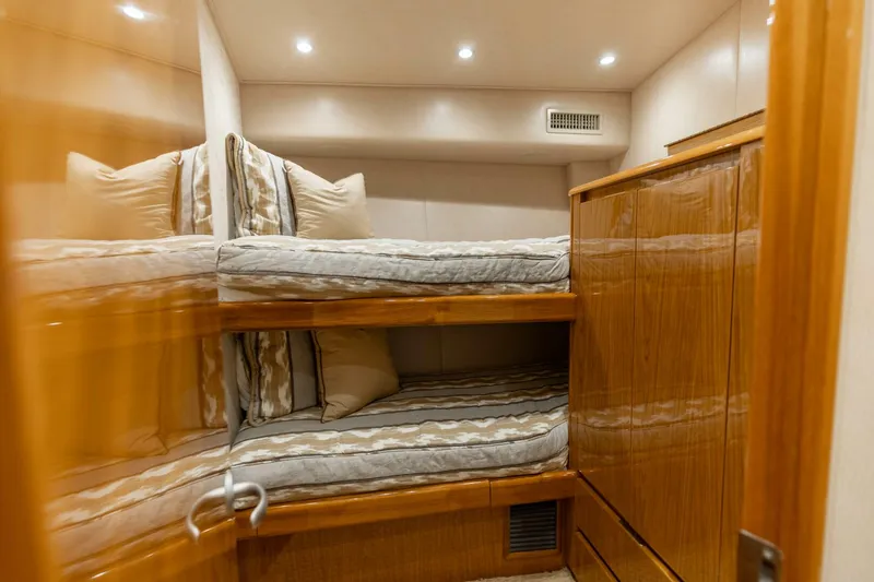 Slide: The Image of 2013 Viking 76 Convertible- REEL FIRE-Port Forward Stateroom - 5763689