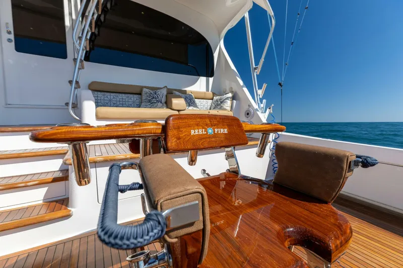 Slide: The Image of 2013 Viking 76 Convertible- REEL FIRE- Cockpit - 5763718