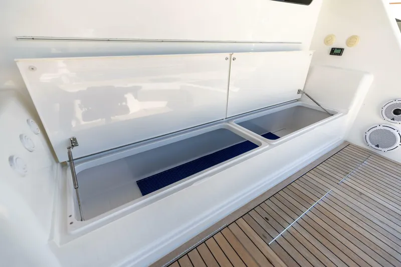 Slide: The Image of 2013 Viking 76 Convertible- REEL FIRE- Cockpit Storage - 5783596