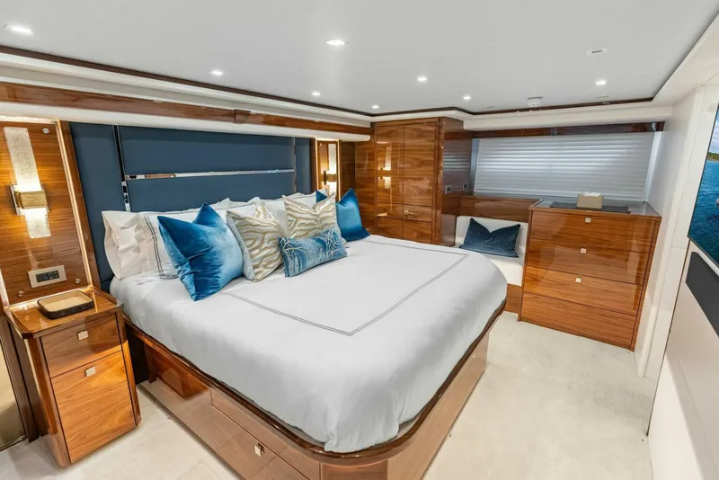 Slide: The Image of 2026 Viking 82 Convertible- TEAM HARVEY I- Master Stateroom - 5771097