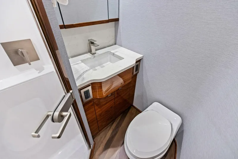 Slide: The Image of 2026 Viking 82 Convertible- TEAM HARVEY I- Port Stateroom Head - 5771063