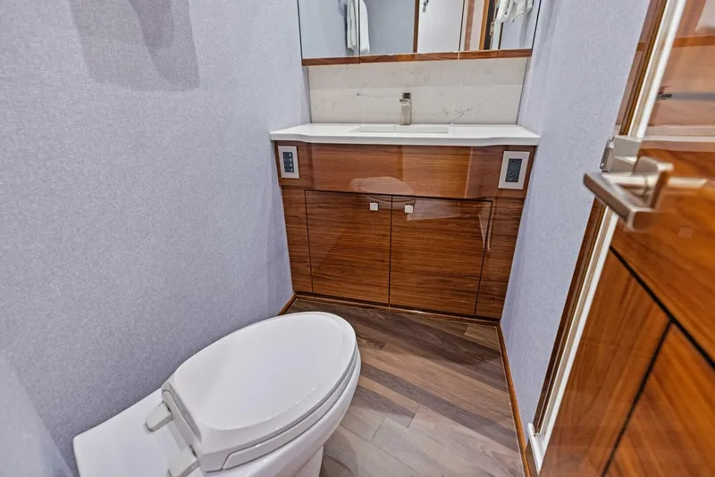 Slide: The Image of 2026 Viking 82 Convertible- TEAM HARVEY I- Forward Stateroom Head - 5771045