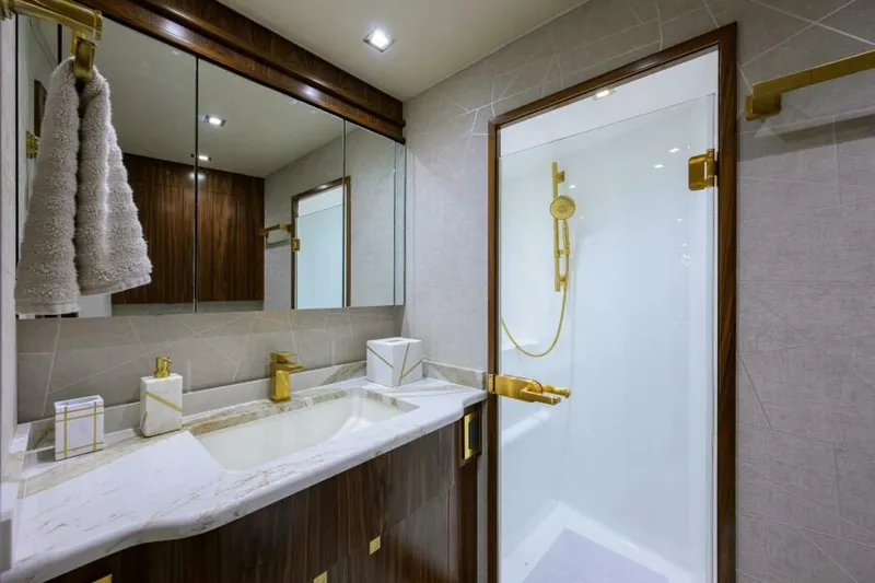 Slide: The Image of Viking 80 - KEMOSABE - Port Guest Head 2024 Viking 80 Convertible KEMOSABE - 5771950