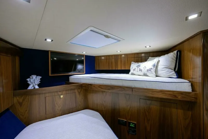Slide: The Image of Viking 80 - KEMOSABE - Forward Stateroom 2024 Viking 80 Convertible KEMOSABE - 7650461