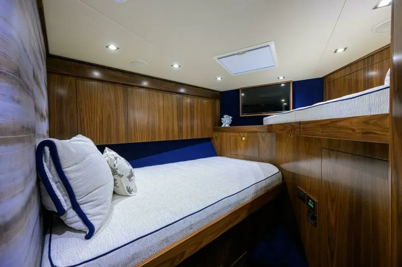 Slide: The Image of Viking 80 - KEMOSABE - Forward Stateroom 2024 Viking 80 Convertible KEMOSABE - 7650460