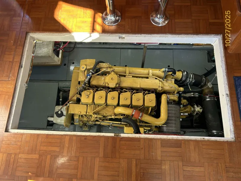 Slide: The Image of 38' Marine Trader engine room access - 5778029