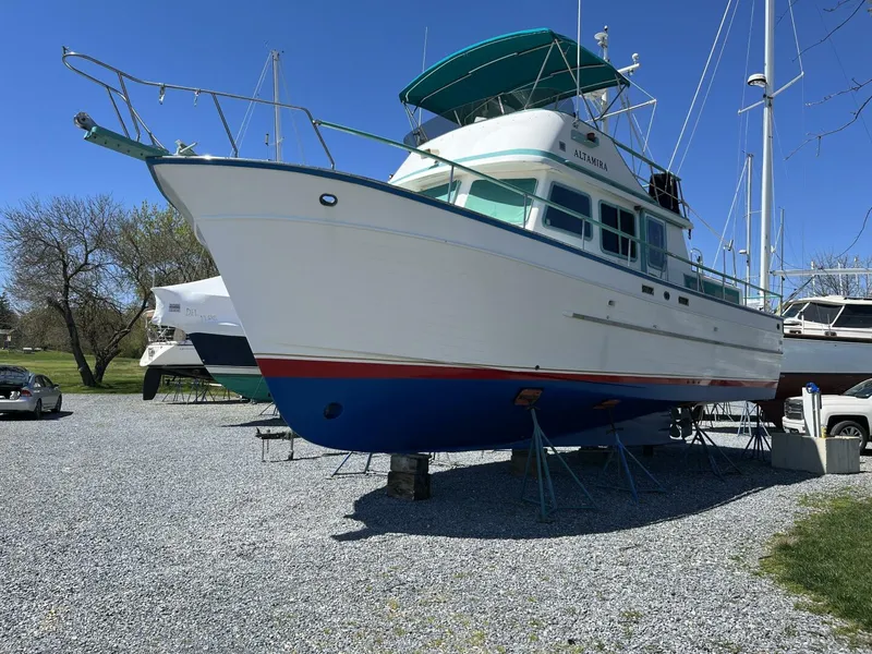 Slide: The Image of 38' Marine Trader hauled out - 5778055