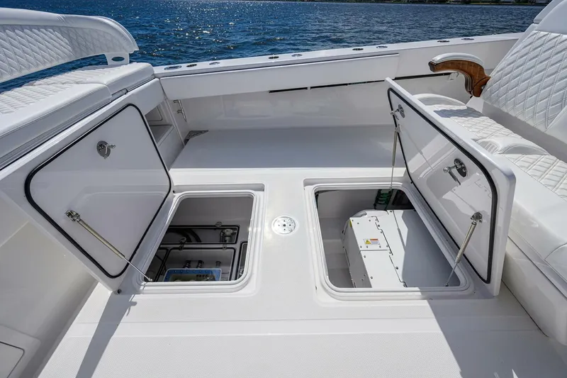 Slide: The Image of Bahama 41 Two Krickets - Cockpit 2022 Bahama 41 Center Console Two Krickets - 5780736