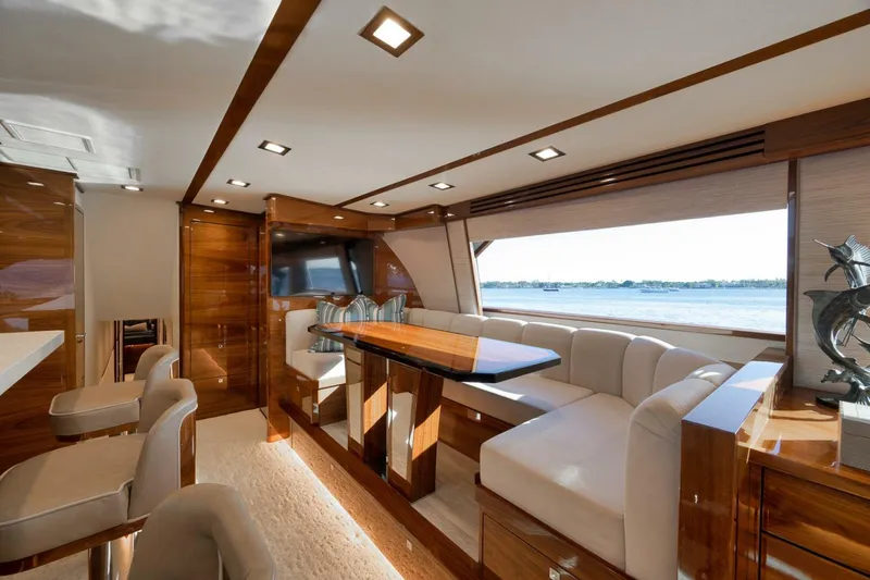 Slide: The Image of Viking 80 Baileys Ark - Interior Dinette 2024 Viking 80 Convertible Baileys Ark - 5782073
