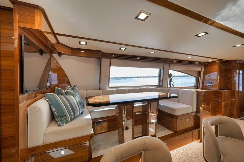 Slide: The Image of Viking 80 Baileys Ark - Interior Dinette 2024 Viking 80 Convertible Baileys Ark - 5782074