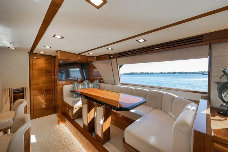 Slide: The Image of Viking 80 Baileys Ark - Interior Dinette 2024 Viking 80 Convertible Baileys Ark - 5782075