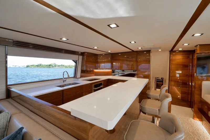 Slide: The Image of Viking 80 Baileys Ark - Interior Galley 2024 Viking 80 Convertible Baileys Ark - 5782080