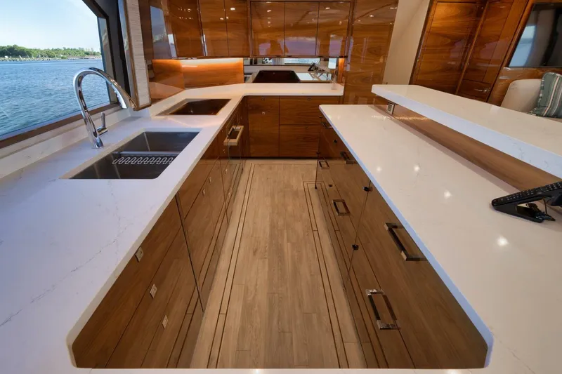 Slide: The Image of Viking 80 Baileys Ark - Interior Galley 2024 Viking 80 Convertible Baileys Ark - 5782083