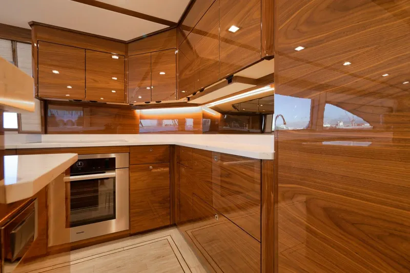 Slide: The Image of Viking 80 Baileys Ark - Interior Galley 2024 Viking 80 Convertible Baileys Ark - 5782086