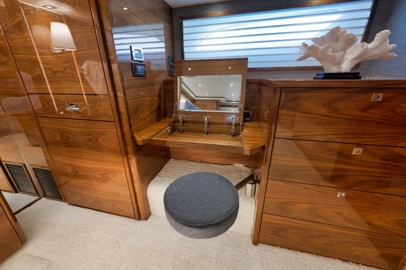 Slide: The Image of Viking 80 Baileys Ark - Interior Master Stateroom 2024 Viking 80 Convertible Baileys Ark - 5782177