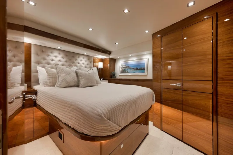 Slide: The Image of Viking 80 Baileys Ark - Interior Guest Stateroom, Port 2024 Viking 80 Convertible Baileys Ark - 5783280