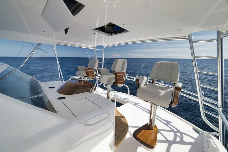 Slide: The Image of Viking 80 Baileys Ark - Exterior Flybridge 2024 Viking 80 Convertible Baileys Ark - 5782257