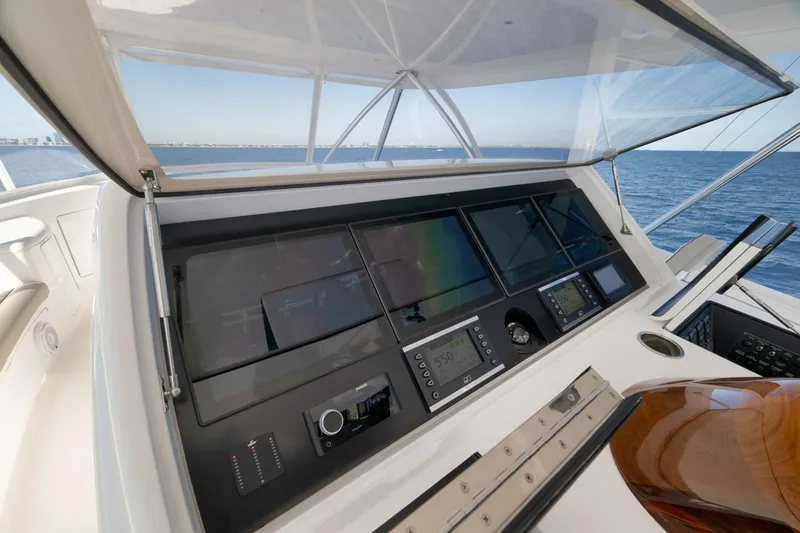 Slide: The Image of Viking 80 Baileys Ark - Exterior Flybridge 2024 Viking 80 Convertible Baileys Ark - 5782260