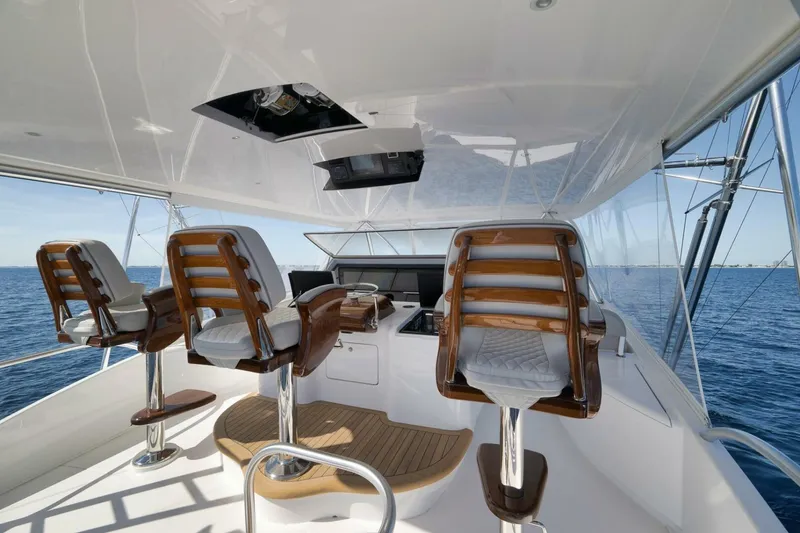 Slide: The Image of Viking 80 Baileys Ark - Exterior Flybridge 2024 Viking 80 Convertible Baileys Ark - 5782266