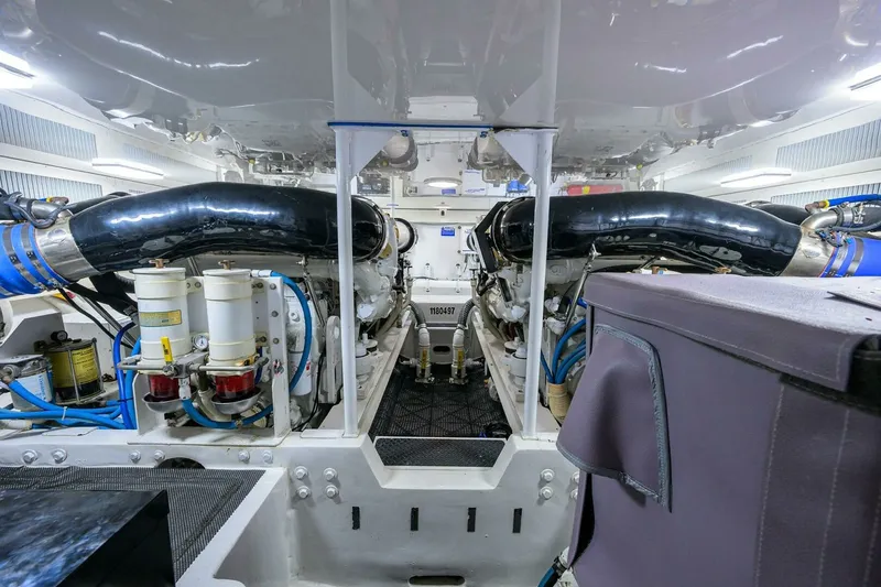 Slide: The Image of Viking 56 MATTER OF TIME - Engine Room 2004 Viking 56 MATTER OF TIME - 7652249